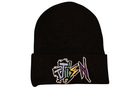 Black Visn Beanie