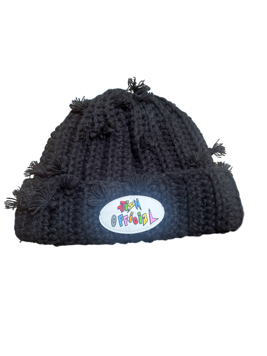 Black Knitted Hat